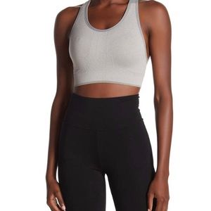 COPY - Andrew Marc Seamless sports bra in Sterling